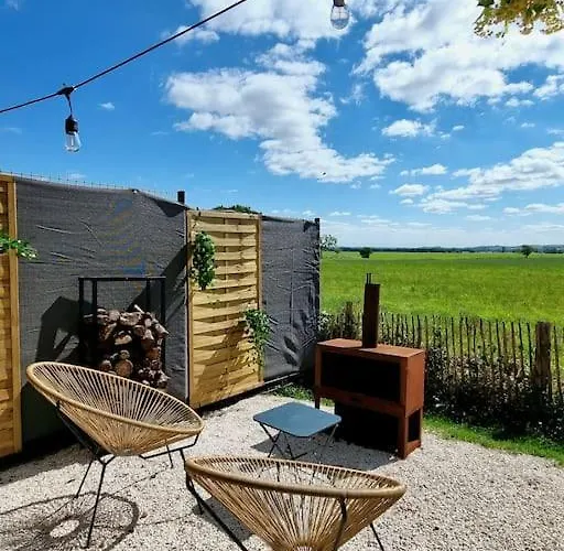 Chalet Tiny House Petite Balnéo Cheminée Exterieure *