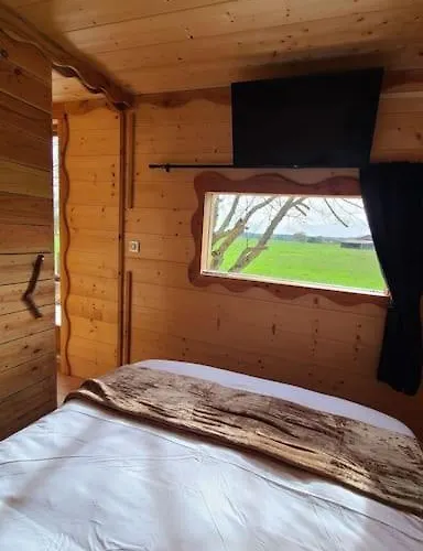 Chalet Tiny House Petite Balnéo Cheminée Exterieure