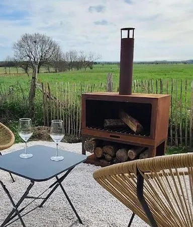 בקתה Tiny House Petite Balneo Cheminee Exterieure