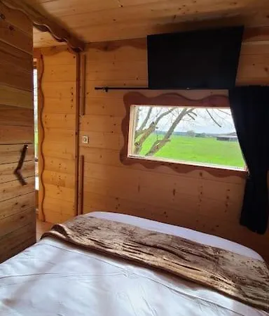בקתה Tiny House Petite Balneo Cheminee Exterieure